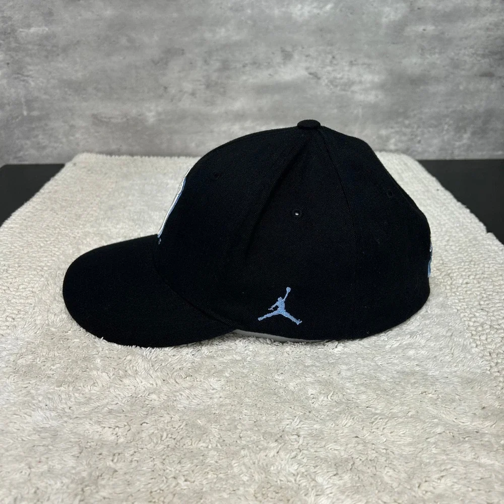 Vintage Nike Jordan UNC Tarheels Fitted Hat Large North Carolina Embroidered